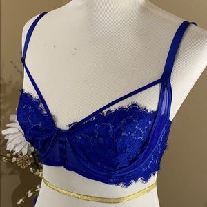 Royal blue bra/underwear set